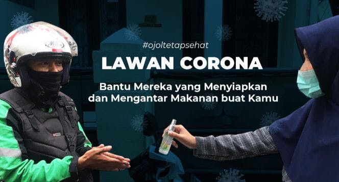 Ajakan membantu driver ojol