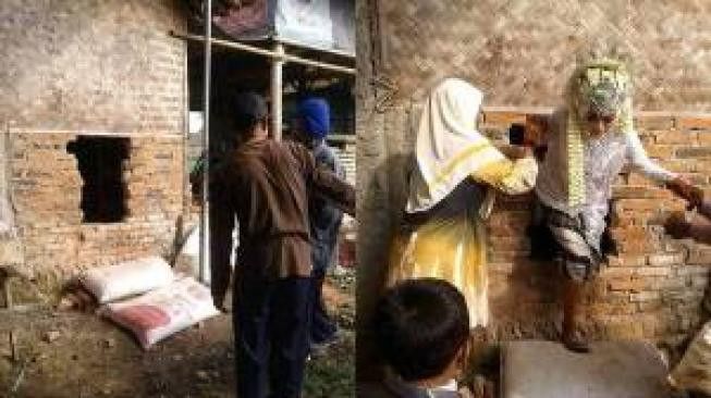 Mempelai wanita itu lakukan hal aneh