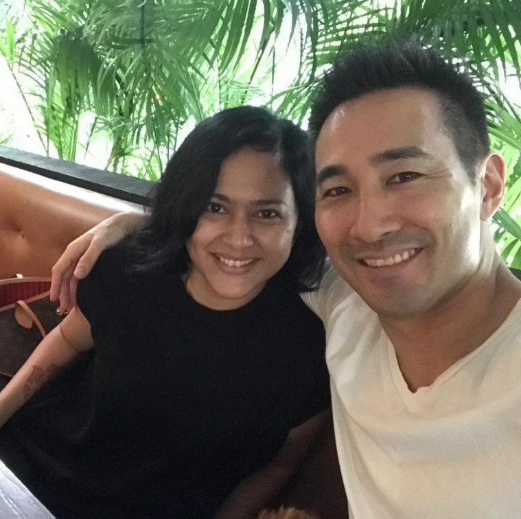 Dimas Anggara dan Nadine Chandrawinata