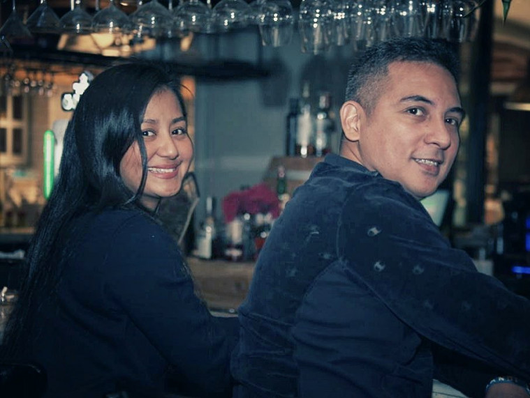 Dimas Anggara dan Nadine Chandrawinata