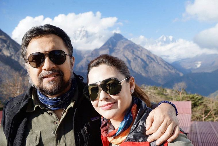 Dimas Anggara dan Nadine Chandrawinata