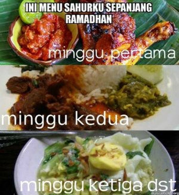 Meme sahur kocak