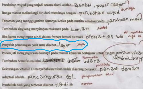 Jawaban Nyeleneh Anak SD