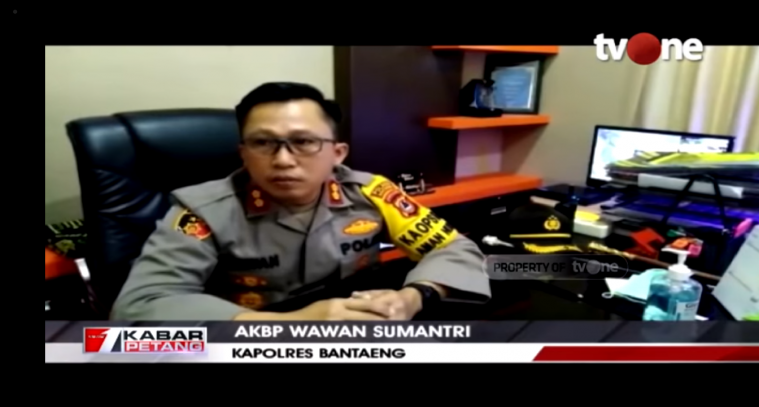 (Tangkapan layar) Kapolres Bantaeng, AKBP Wawan Sumantri