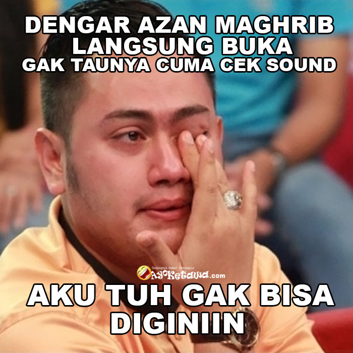 13 Meme Kocak Nunggu Bedug Maghrib Ini Bikin Ngakak