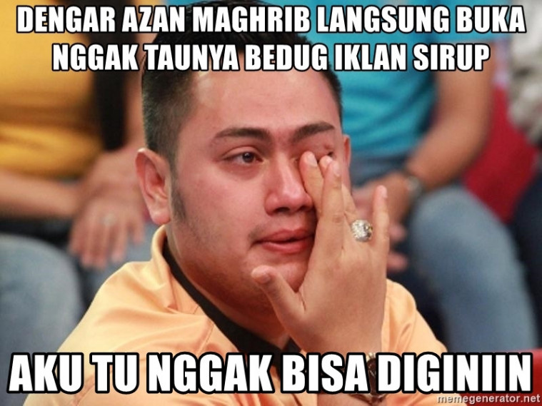 Deretan Meme Kocak Batal Puasa Ini Bikin Kamu Ngakak