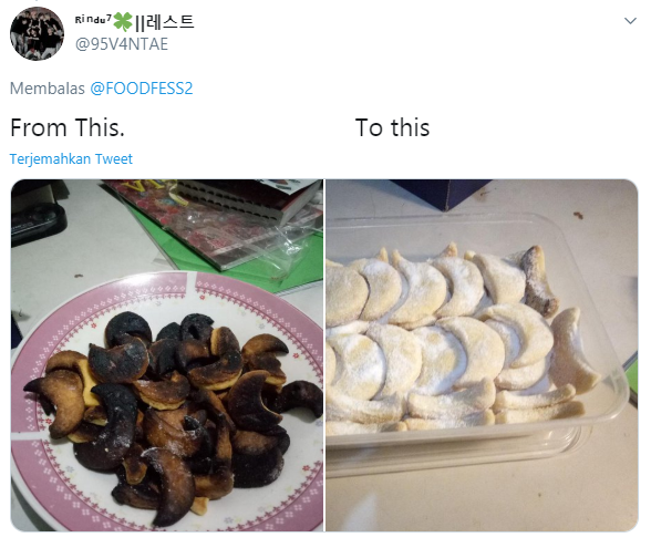 Kue kering gagal bikinan netizen