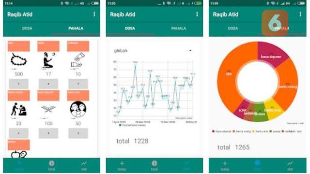 Ilustrasi aplikasi di ponsel