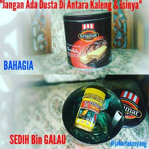 Jebakan batman kaleng kue lebaran
