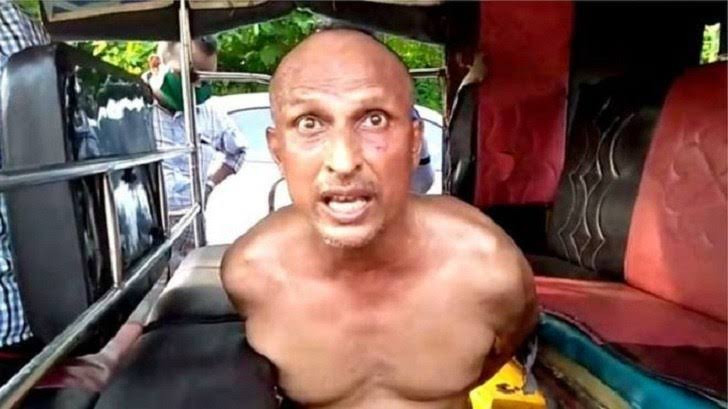 Dokter Sudhakar Rio tergeletak di jalan setelah dipukul dan diborgol polisi
