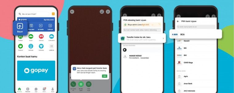 Cara Transfer GoPay