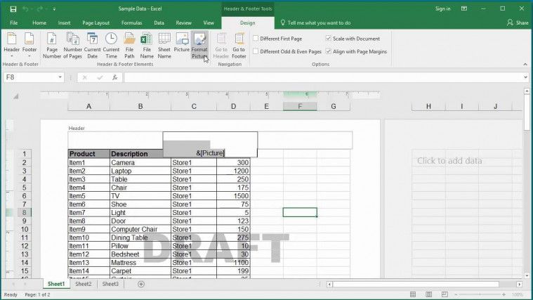 Cara Membuat Watermark Di Excel Dengan Tulisan Atau Logo 5694