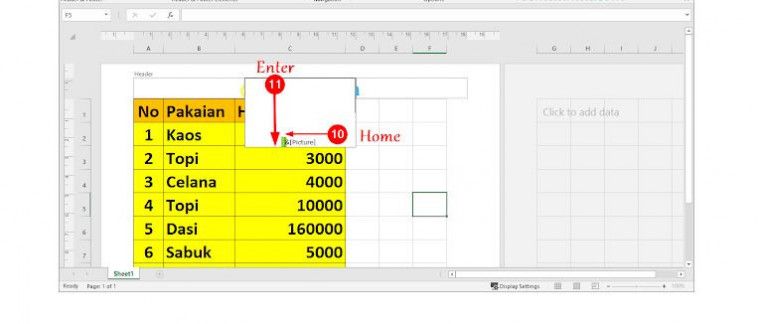 cara membuat watermark di Excel dengan cepat