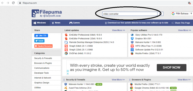 cara download aplikasi di laptop
