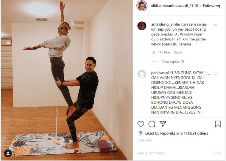 Nikita Mirzani dan Baim Wong