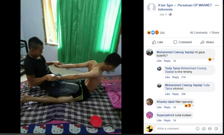 Unggahan A'am Sgm di grup Persatuan OP WARNET Indonesia