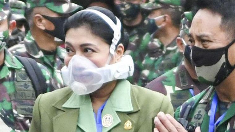 Masker Unik Istri Jenderal KSAD TNI Disorot, Harga 22 Juta dan Super Canggih!
