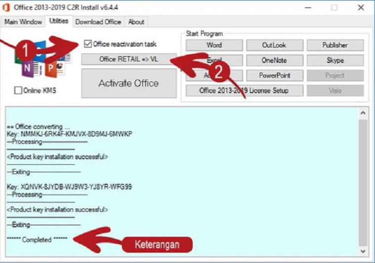 Cara Aktivasi Office 2019