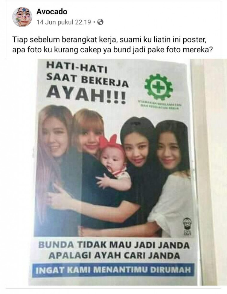 ilustrasi postingan emak-emak