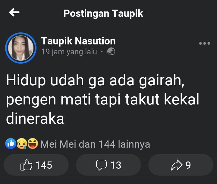 ilustrasi postingan emak-emak