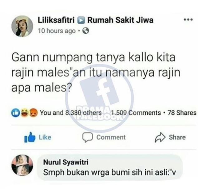 ilustrasi postingan emak-emak