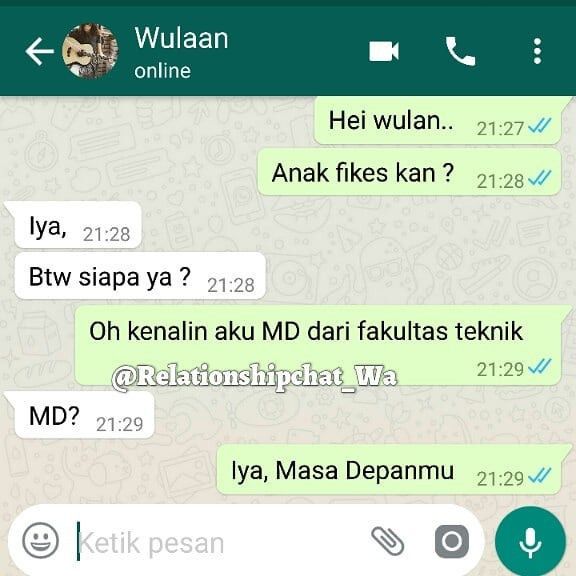 ilustrasi chat bucin
