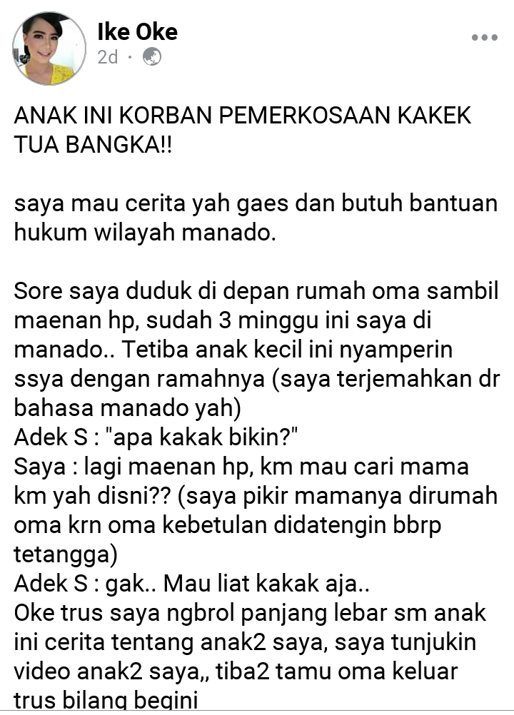 Ilustrasi pemerkosaan bocah di bawah umur