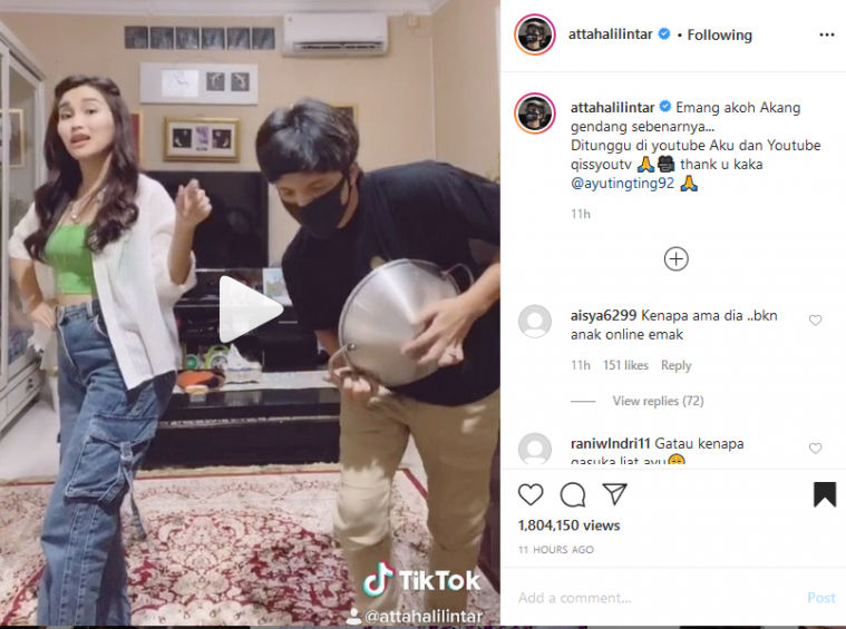 Ayu Ting Ting dan Atta Halilintar