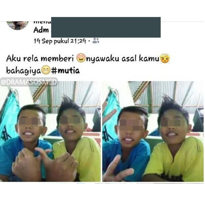 ilustrasi kids jaman now jatuh cinta