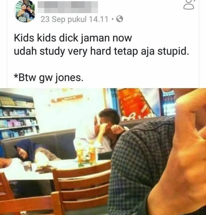 ilustrasi kids jaman now jatuh cinta