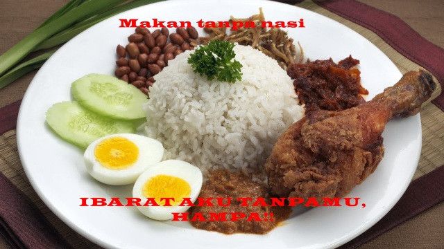 ilustrasi tipikal orang Indonesia kalau lagi makan