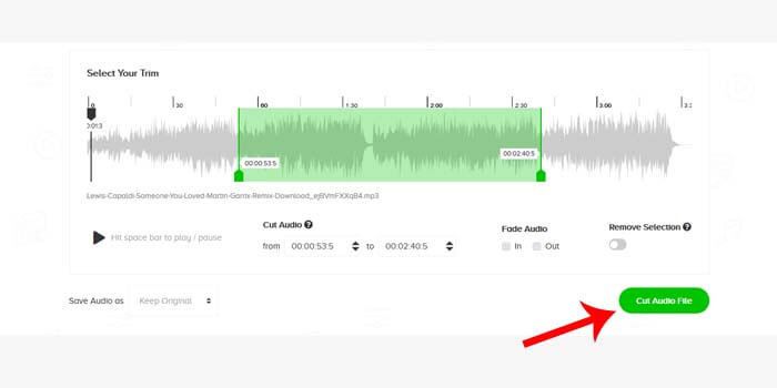 cara memotong lagu