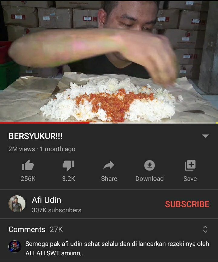 Screenshot YouTube