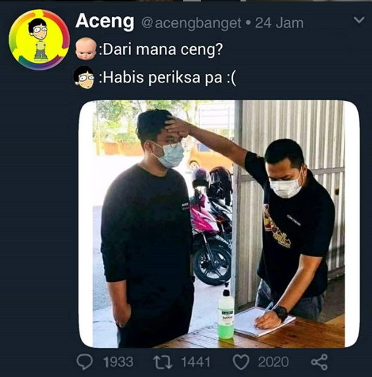 Kelakuan kocak mempersulit diri sendiri
