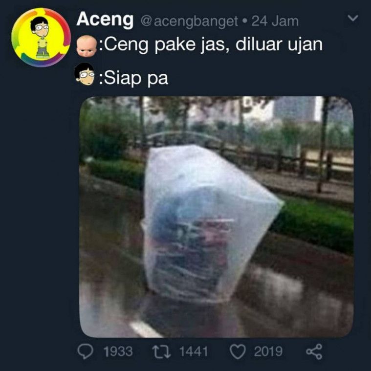 Kelakuan kocak mempersulit diri sendiri