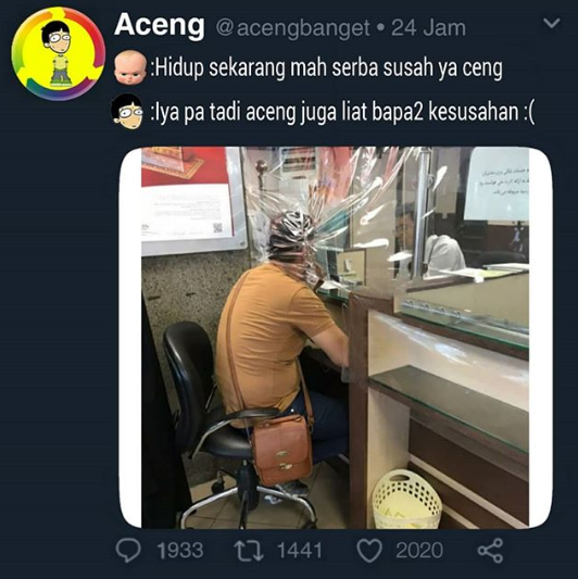 Kelakuan kocak mempersulit diri sendiri