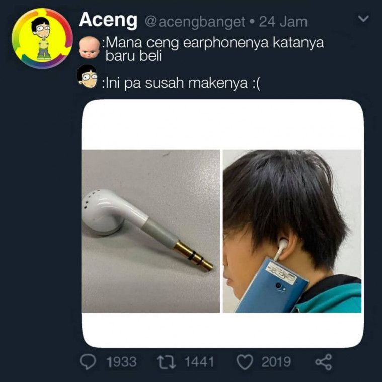 Kelakuan kocak mempersulit diri sendiri