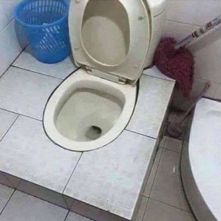 Desain toilet ngawur