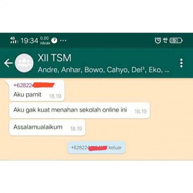 ilustrasi sekolah online