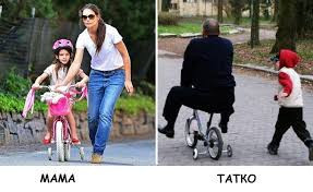Perbedaan gaya asuh papa dan mama