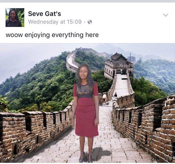 ilustrasi foto gagal liburan lucu