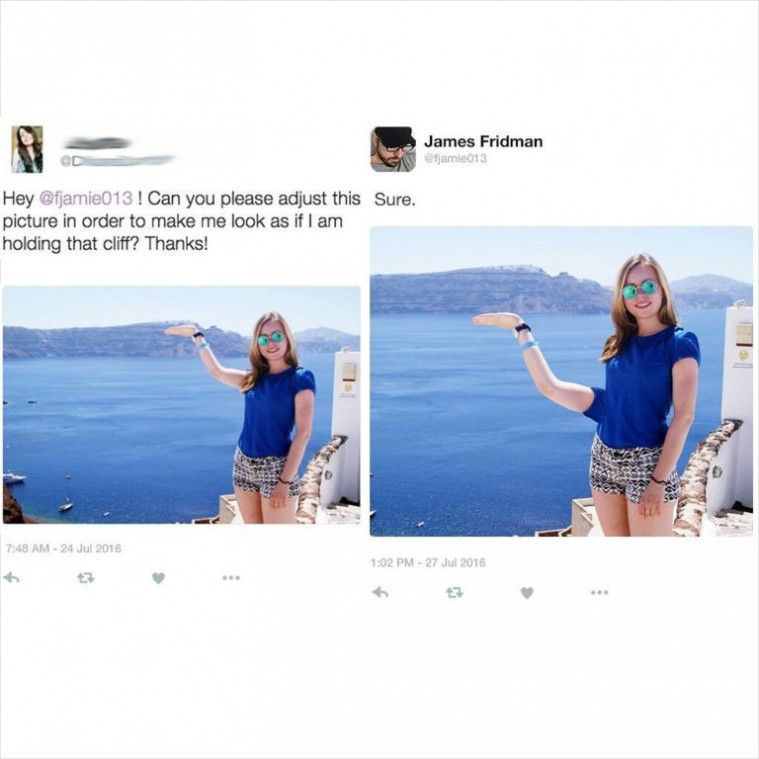 ilustrasi foto gagal liburan lucu