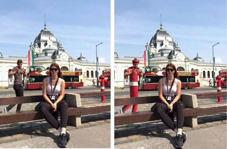 ilustrasi foto gagal liburan lucu