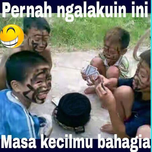 ilustrasi meme lucu masa kecil