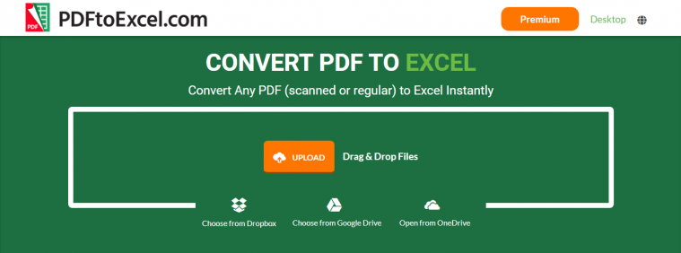 aplikasi convert PDF to Excel terbaik pdftoexcel.com