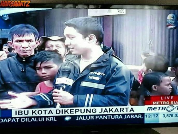 Typo tulisan tayangan berita televisi