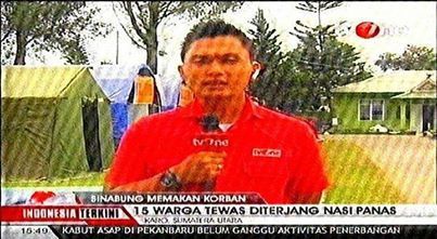 Typo tulisan tayangan berita televisi