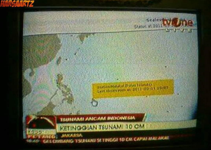 Typo tulisan tayangan berita televisi