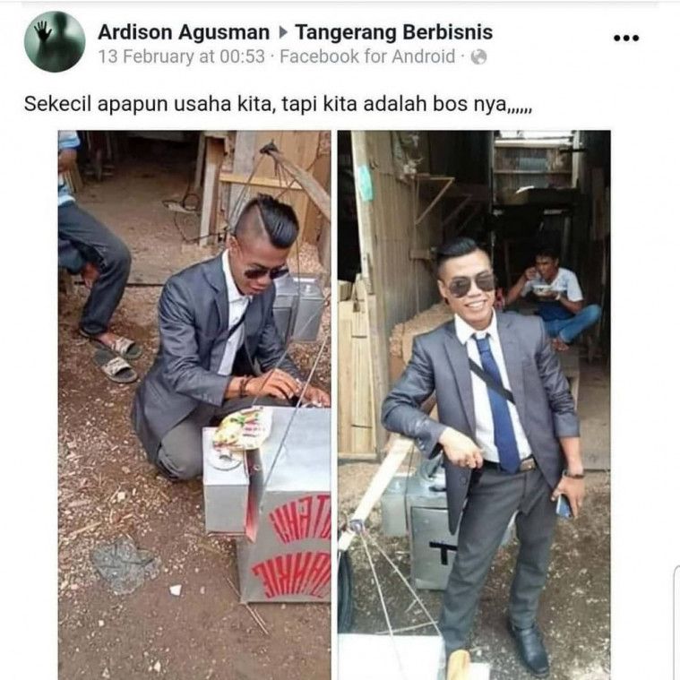 Potret totalitas orang dalam bekerja