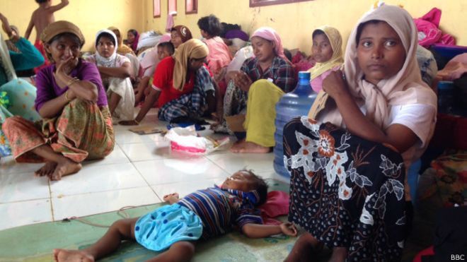 Ilustrasi gadis Rohingya